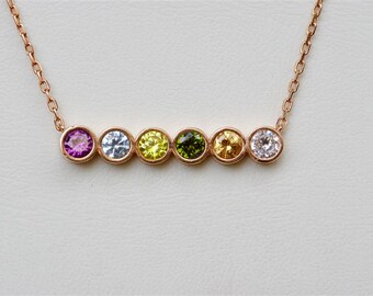 Mothers Necklace, Mothers Birthstone Necklace, Family Birthstone Necklace, Grandma Necklace, Mothers Jewelry, Gift For Mom, Mom Necklace