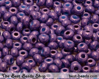 25g (330pcs) Purple Haze Rocaille 6/0 (4.1mm) Preciosa Czech Glass Seed Beads