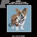 Corgi CROSS STITCH Pattern, CROCHET Graphghan Blanket Pattern