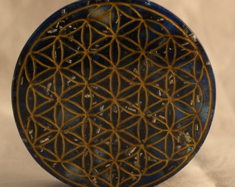 Flower Of Life Orgone Charging Coaster