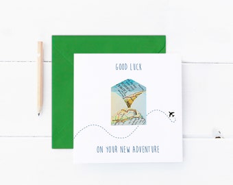 Good Luck on Your New Adventure Card
