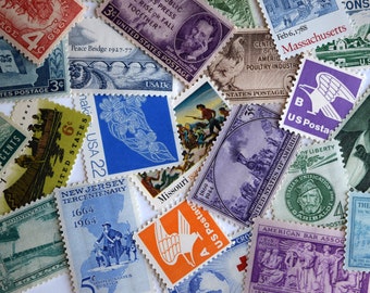 Vintage Stamps for Invitations