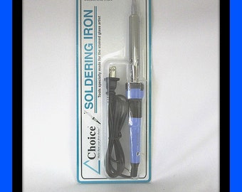 Choice Brand, 100 Watt Soldering Iron with 1/4 inch Tip, For Stained Glass and any Soldering Needs