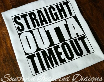 Straight Outta Timeout Toddler Shirt