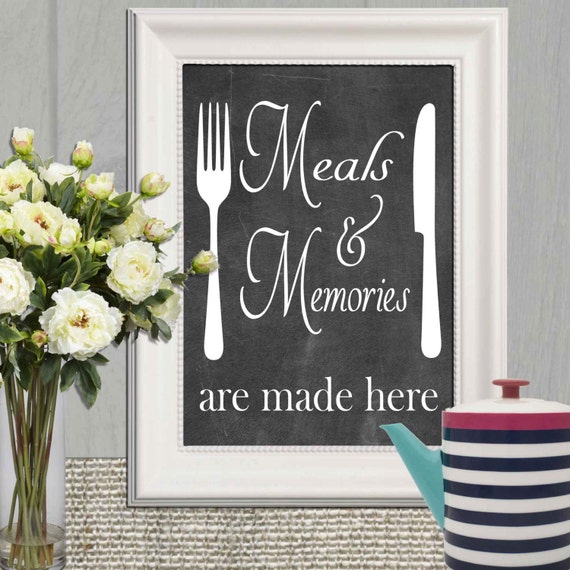 kitchen decor print chalkboard kitchen quote printable kitchen