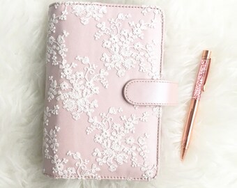 Appointment Planner 2018 undated, calendar 2018, Diary ring book, wedding planner, organizer Rosa, gifts for women
