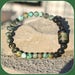 Oil Diffuser Bracelet with Lampwork bead