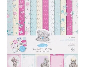 Set of two 26 paper pockets + labels to peel ME TO YOU