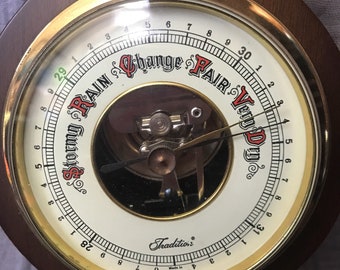 Vintage Sears and Roebuck Thermometer and Barometer No. 4 6659 Made In West Germany