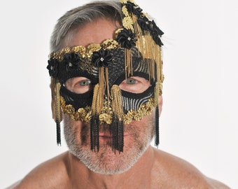 hand crafted, custom designed party mask