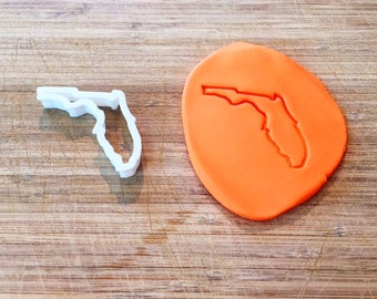 Florida Cookie Cutter, Florida State, State Cookie Cutters, 3D Printed