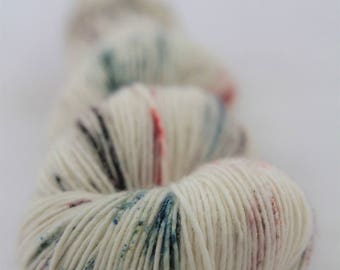 Hand-dyed yarn - sock yarn - superwash - merino - dyed-to-order - speckles - RENAISSANCE