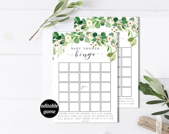 Baby shower bingo | Etsy