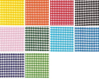 Oilcloth By The Yard Gingham Your choice of Color