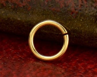Solid 14K Gold, 5mm Jump Ring, Jumpring, 5mm, Jump Ring, Gold Jumpring, Gold Jump Ring, Jewelry Finding, Gold Finding, Round Finding