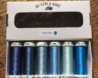 Storm blue oval silk discovery Pack