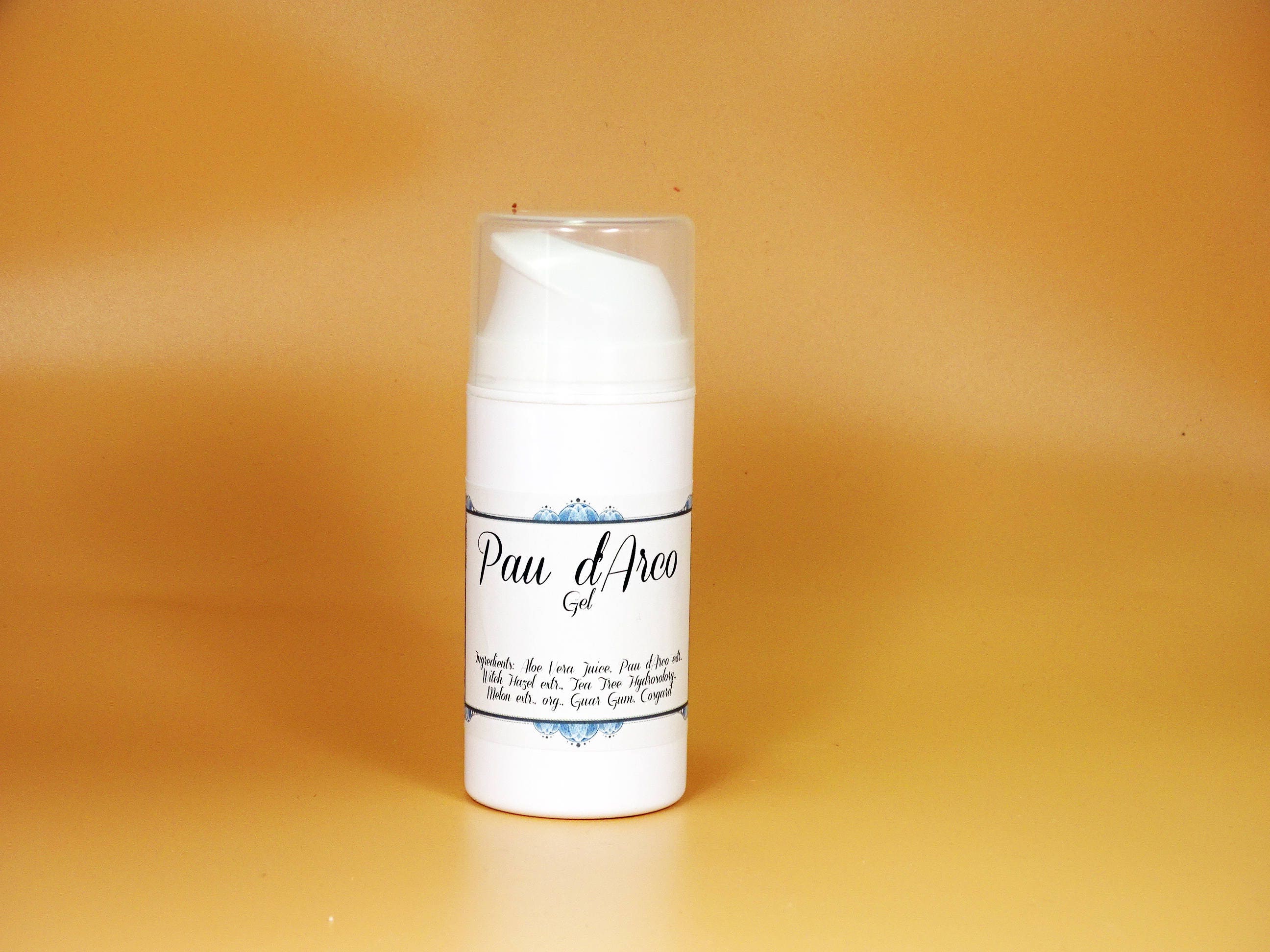 Organic Pau d'Arco gel anti-acne gel oily skin gel