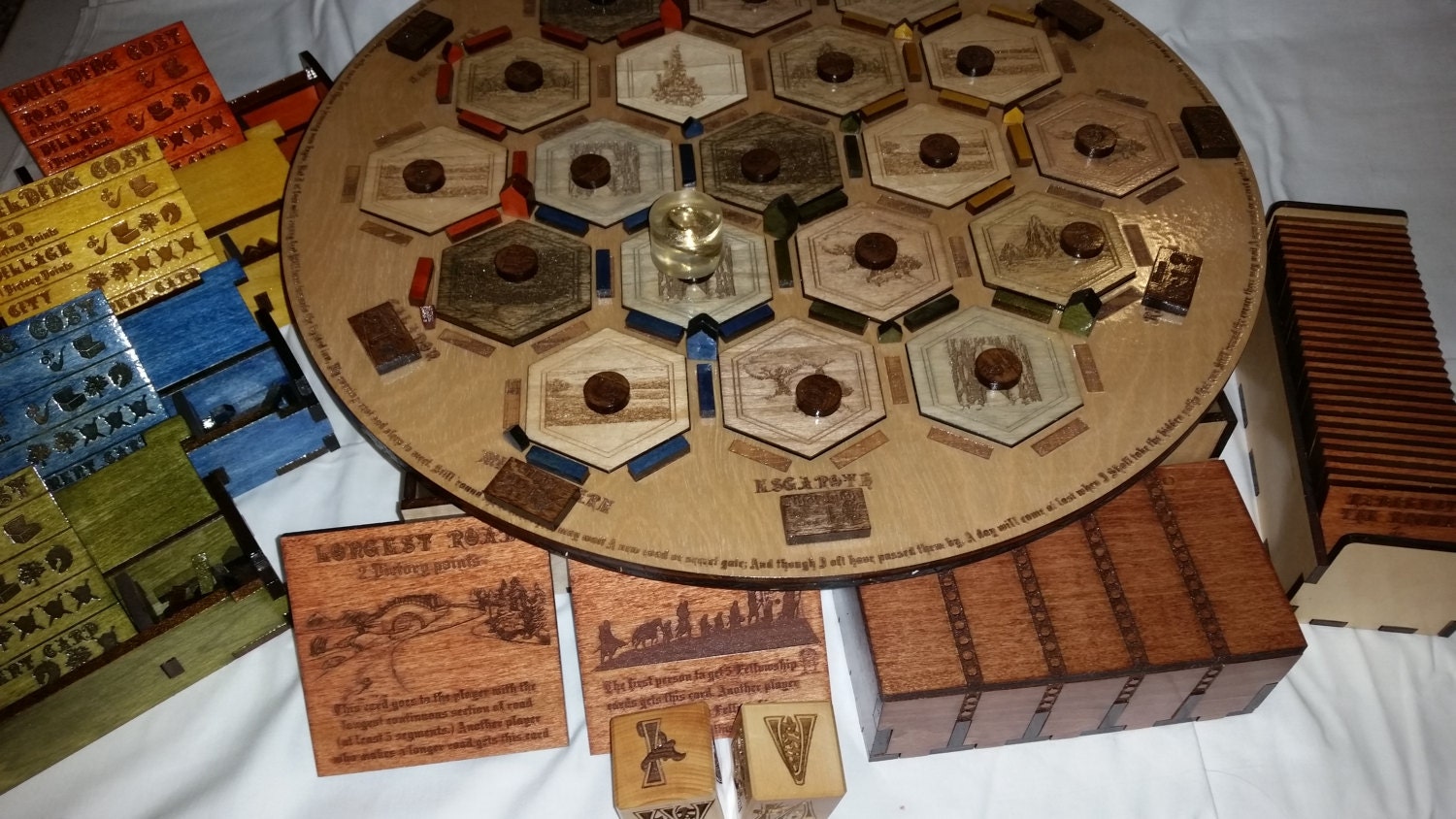 LORD of the RINGS/HOBBIT Settlers of Catan Board Game