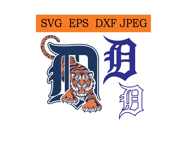 Detroit Tigers logo in SVG / Eps / Dxf / Jpg files INSTANT