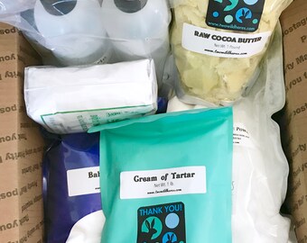 Bubbly Bath Bar Supply Kit, FREE US SHIPPING, Makes Almost 10lbs of Solid Bubble Bath, Two Wild Hares