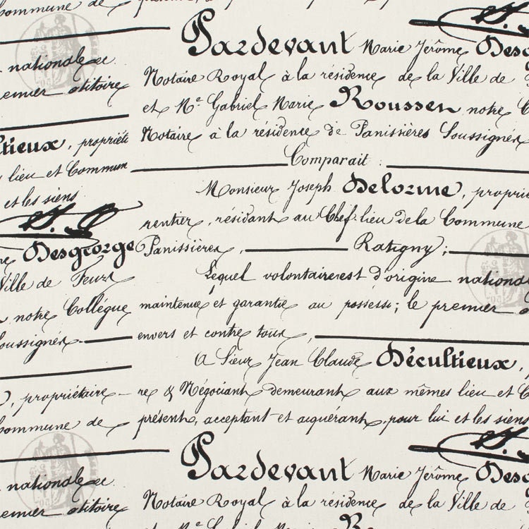 zoom Drapery Fabric Upholstery Penmanship Black excellent french script fabric by the yard. zoom Drapery Fabric Upholstery Penmanship Black