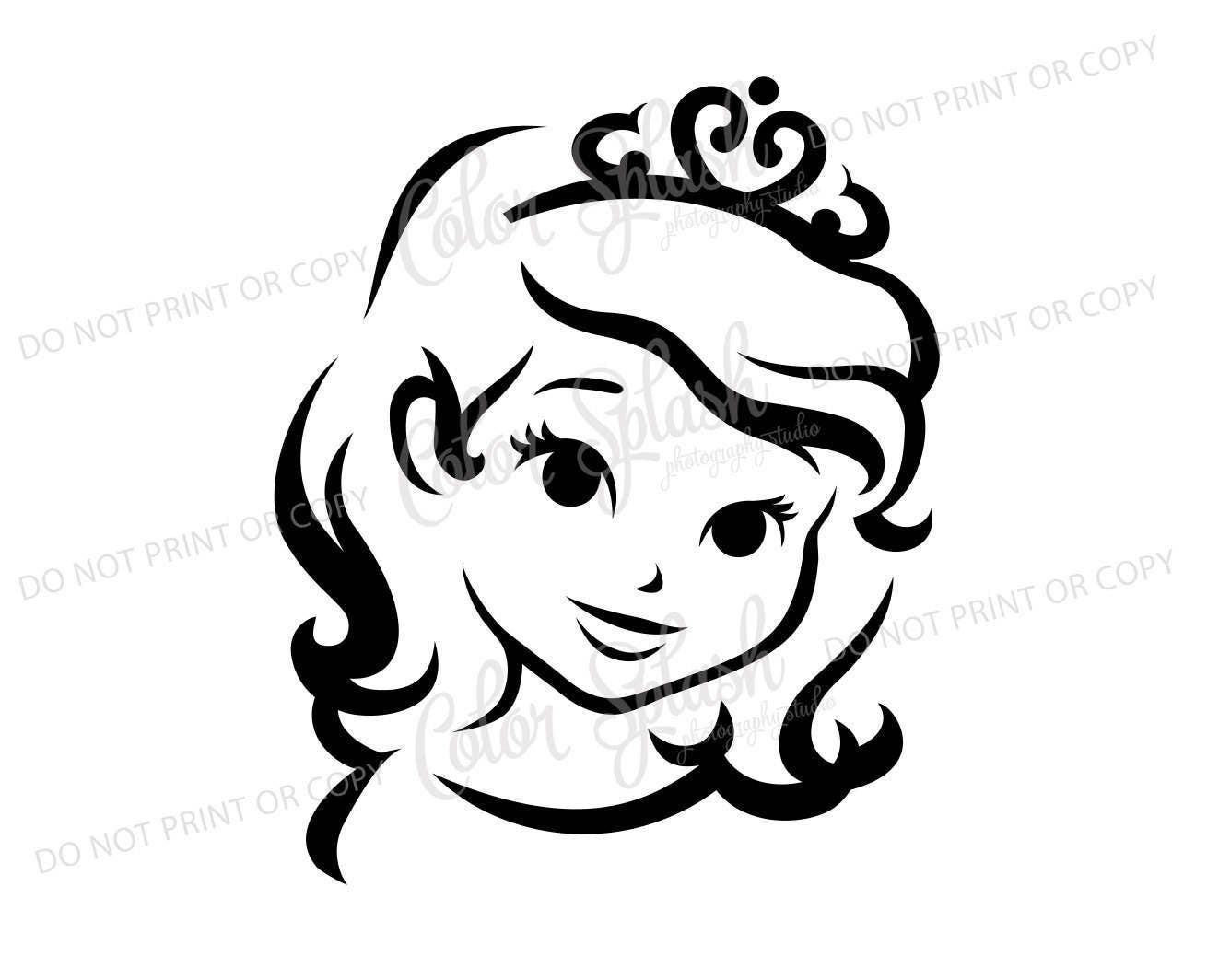 Download sofia the first svg png eps dxf cut file cricut file