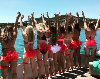 Free Bride Booty Veil, Bachelorette Group Bikini Veils Discounted, Booty Veils, Custom Group Booty Veils,
