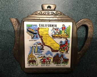 Vintage California State Trivet