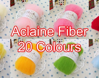 Japanese Hamanaka Aclaine Wool Felt Series 15g pack 20 color