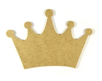 Wooden Princess or Prince Crown - A paint or decorate