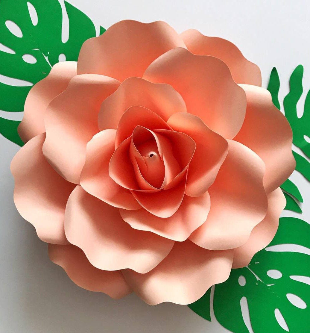 Download SVG Medium 8.5x11 fit Rose Petal Template Digital Version