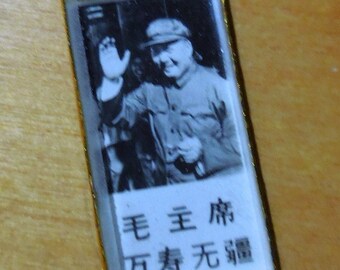 Reduced Price Vintage Mao Pin.......Mao Saying Hi Free Shipping Anywhere