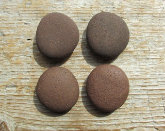 Natural Stone Cabinet Knobs BROWN Natural Beach Stone Cabinet Knobs