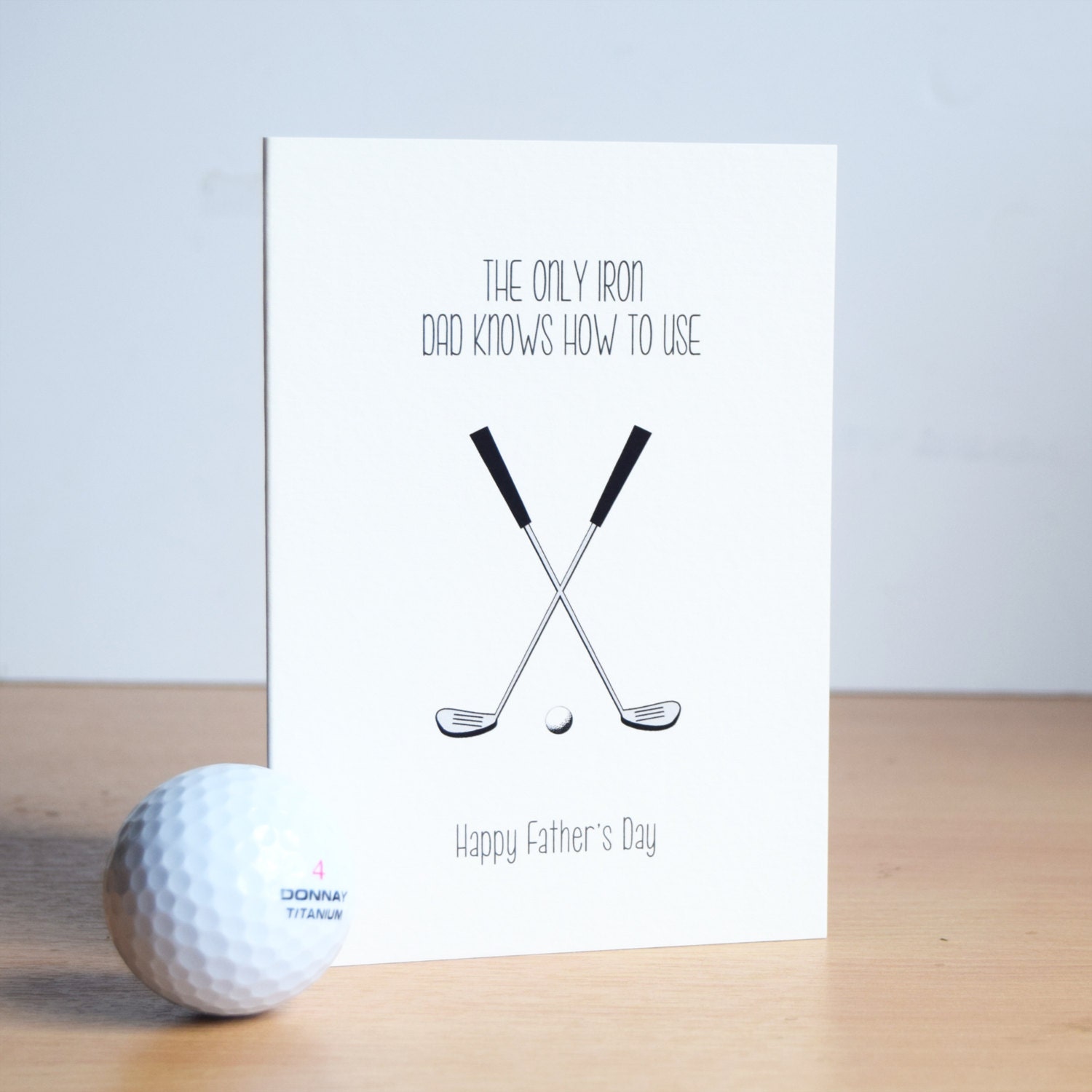 Funny Father's Day Card Golf Card Father's Day Card