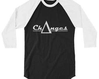 Ch∆nges White lettering 3/4 sleeve