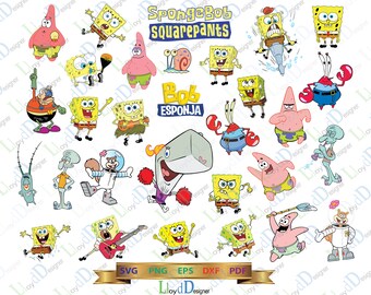 Download Spongebob Digital Paper Free Clipart