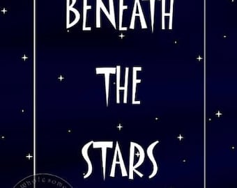 BENEATH THE STARS -- Instant Download; Digital Art (8x11) .png