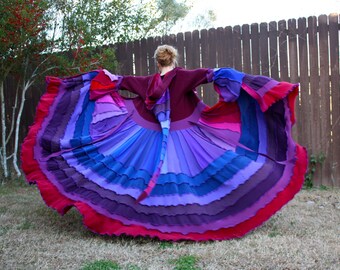 Ultimate Recycled Extra Long Sweater Coat with a Medieval Liripipe Hood by SnugglePants- CUSTOM