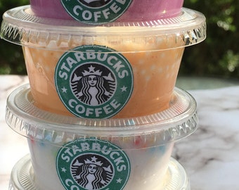 Starbucks Inspired Pokemon GO Slime Bundle (Set of 4) Scented Fluffy Floam Birthday Slime, Party Favor, Therapy Tool, Sensory Play