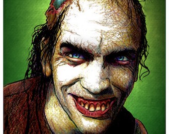 chop top texas chainsaw bill moseley print