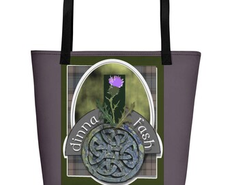 Dinna Fash- For the Love of All Scott and Outlander Inspired- Travel, Overnight, Yoga, Beach Bag, etc.