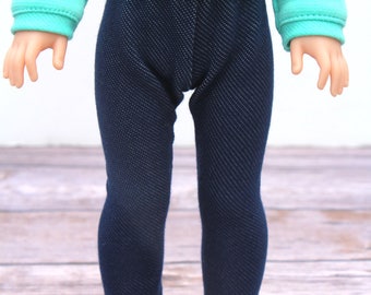 Fits like Wellie Wishers Doll Clothes - Light Denim Blue Jeggings | 14.5 Inch Doll Clothes