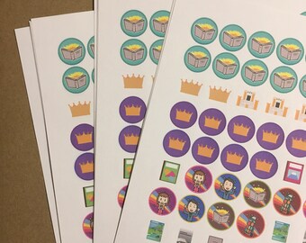 2018 Convention Sticker Sheets