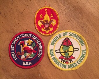Boy Scout Pstches/vintage Boy Scout