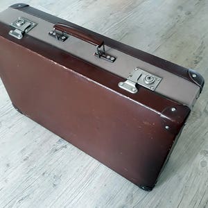 Vintage Suitcase .Cardboard, Vintage Travel.