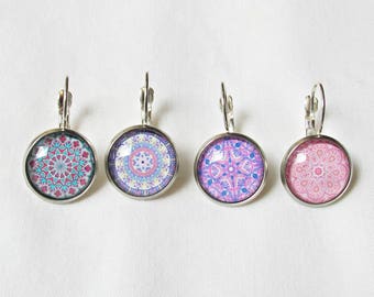 Mandala Stitch Marker For Crochet Knitting - Jewelry Jewellery Earrings Removable - Boho Set Bohemian