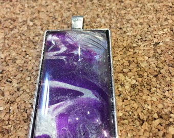 Violet rivers pendant