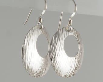 Hand Forged Sterling Silver Earrings