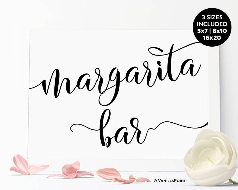 Margarita Bar Sign Margarita Sign Fiesta Party Decorations