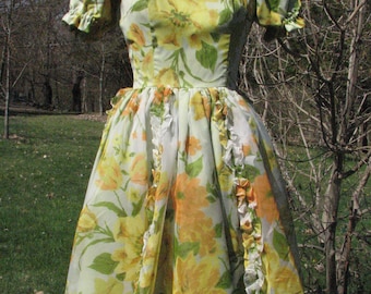 Vintage Dress by California Ranchwear - Size S - Gorgeous